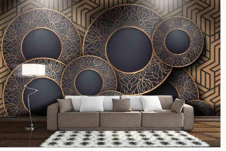 wallpaper shop in Chhattarpur village in south delhi