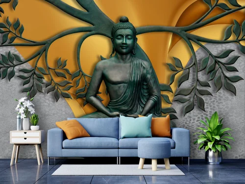 Buddha wallpaper for walls in south Delhi