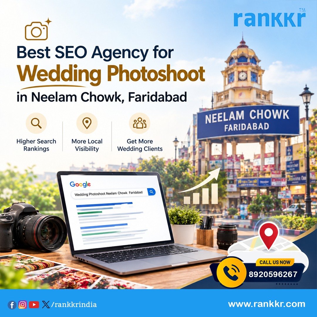 Best SEO Agency for Wedding Photoshoot in Neelam Chowk Faridabad