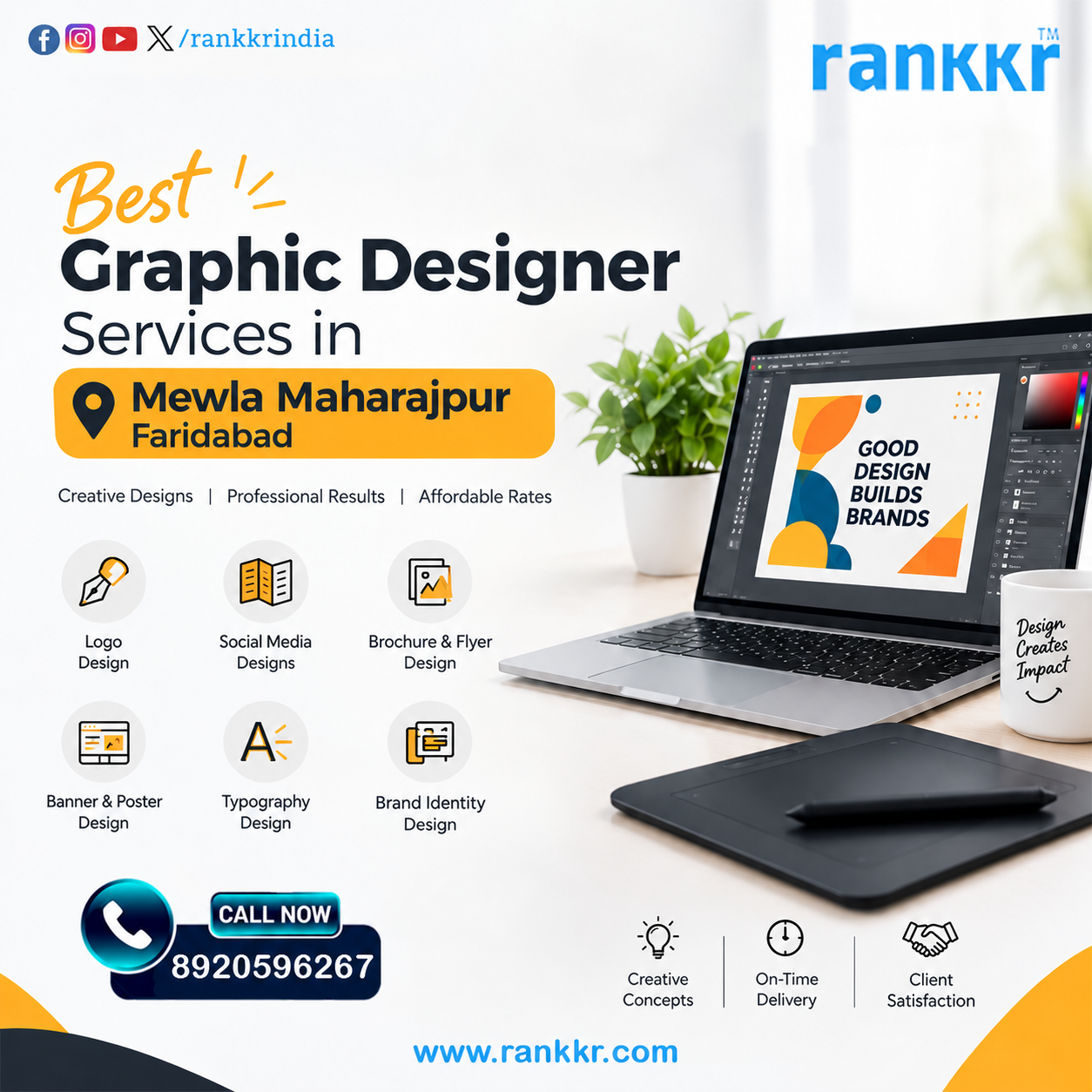 Best Graphic Designer services in Mewala Maharajpur Faridabad