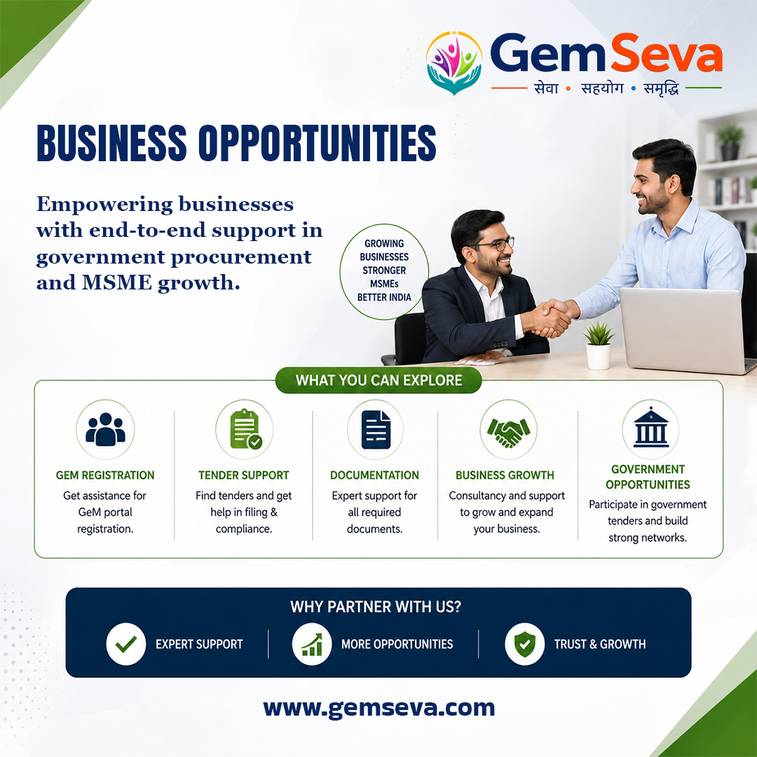 GeM Tender Support in India