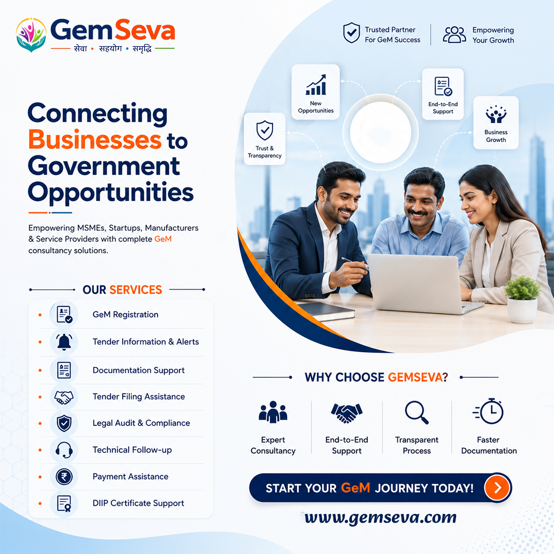 GeM Registration Services in India